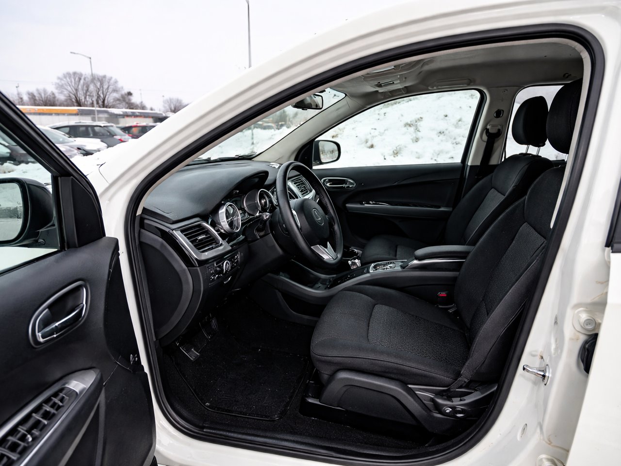 2014 Dodge Journey White  - photo #6