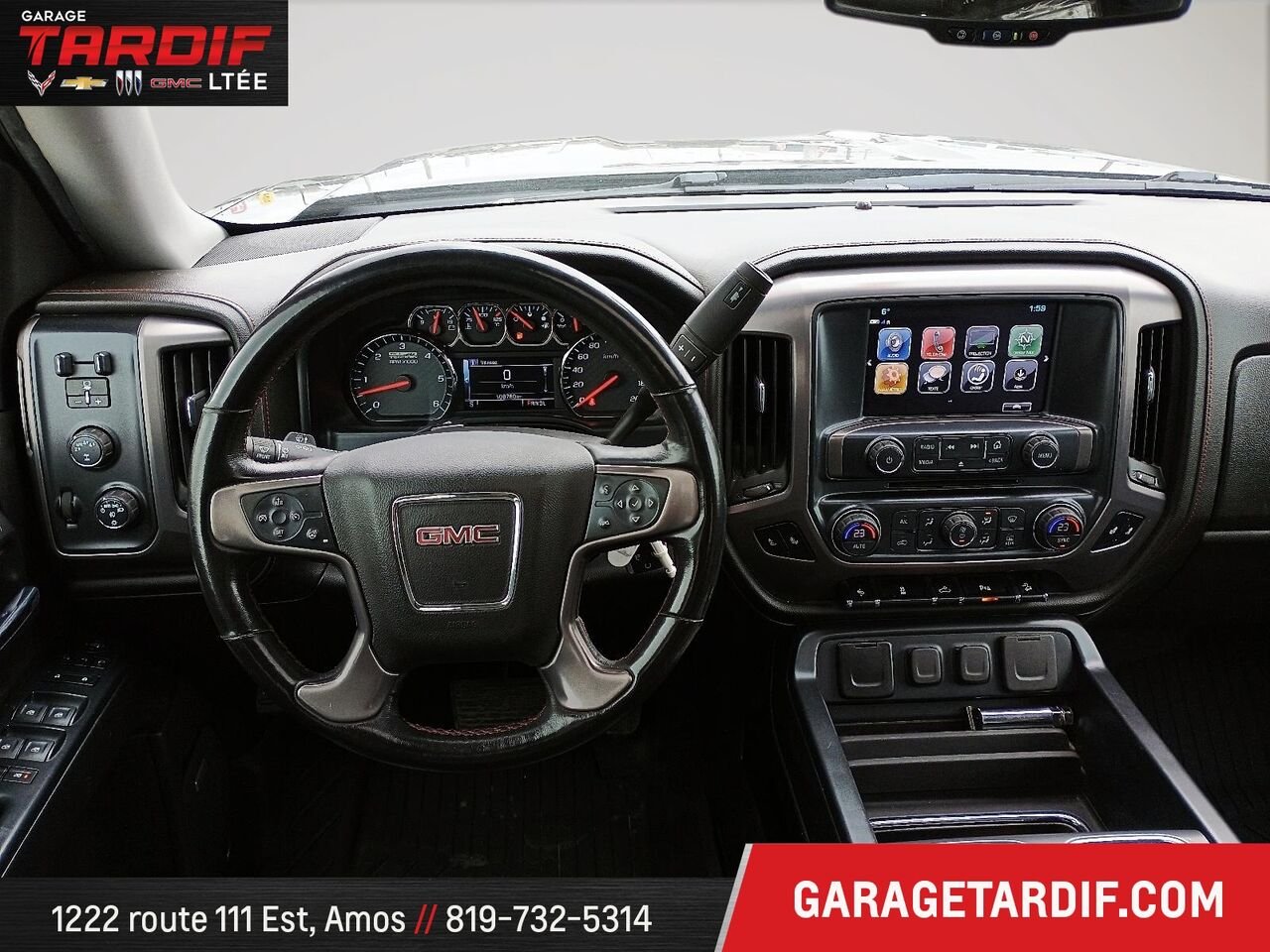 2018 GMC Sierra 1500 SLT cabine multiplace 4RM, 153,0 po Black Amos - photo #10
