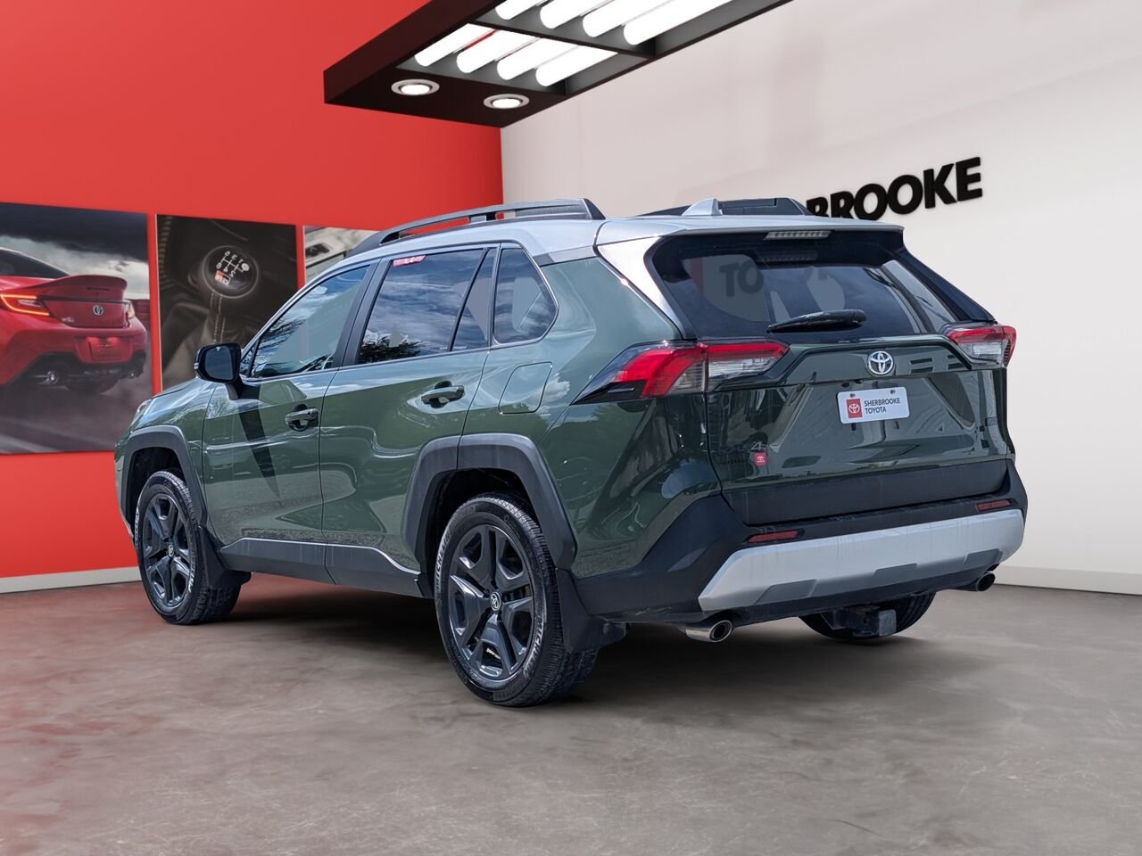 2024 Toyota RAV4 2T3J1RFV4RW425545 Army Green With Ice Edge Roof Sherbrooke - photo #4