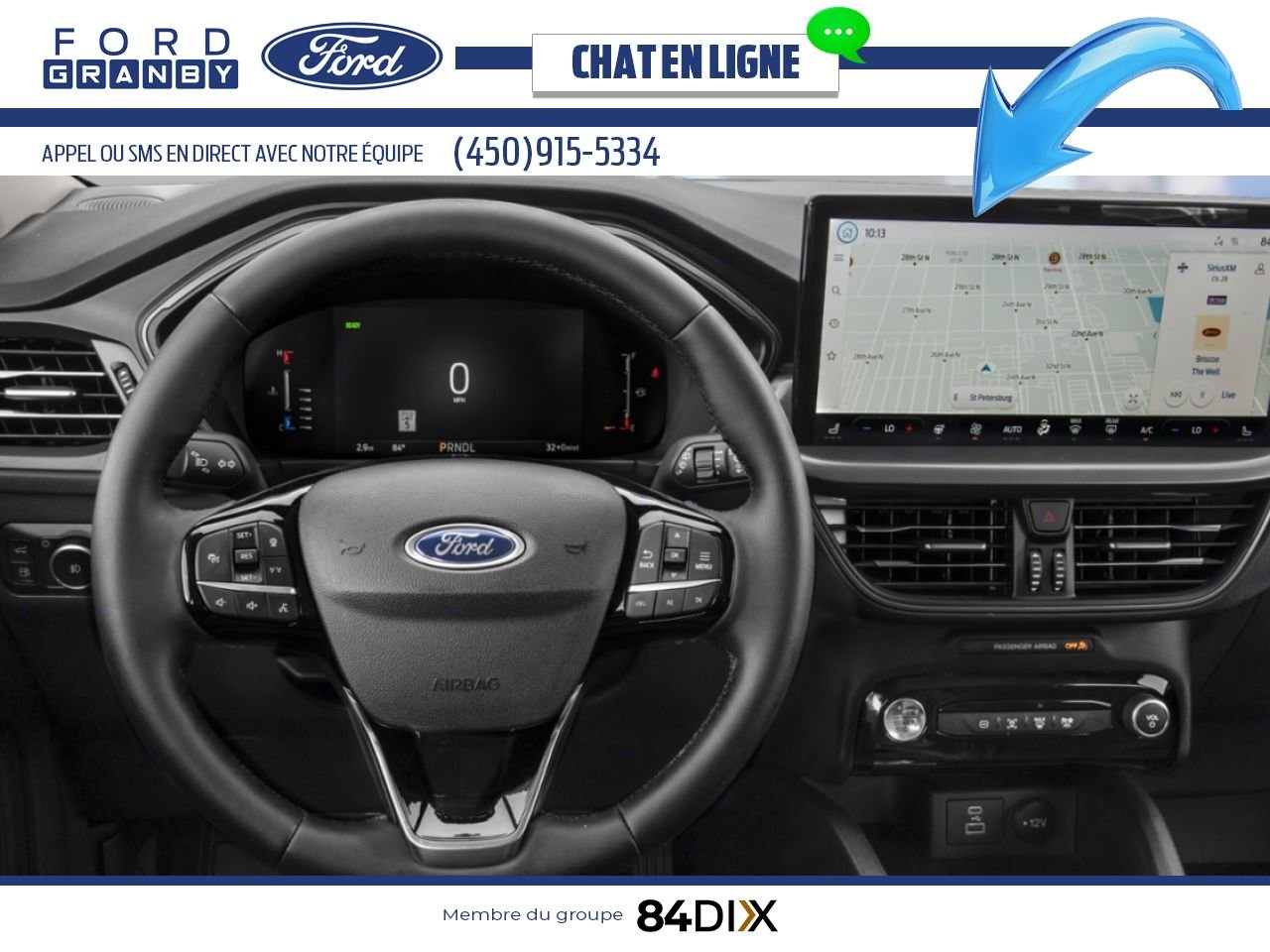 Ford Escape 2025 Noir agate métallisé Granby - photo #4