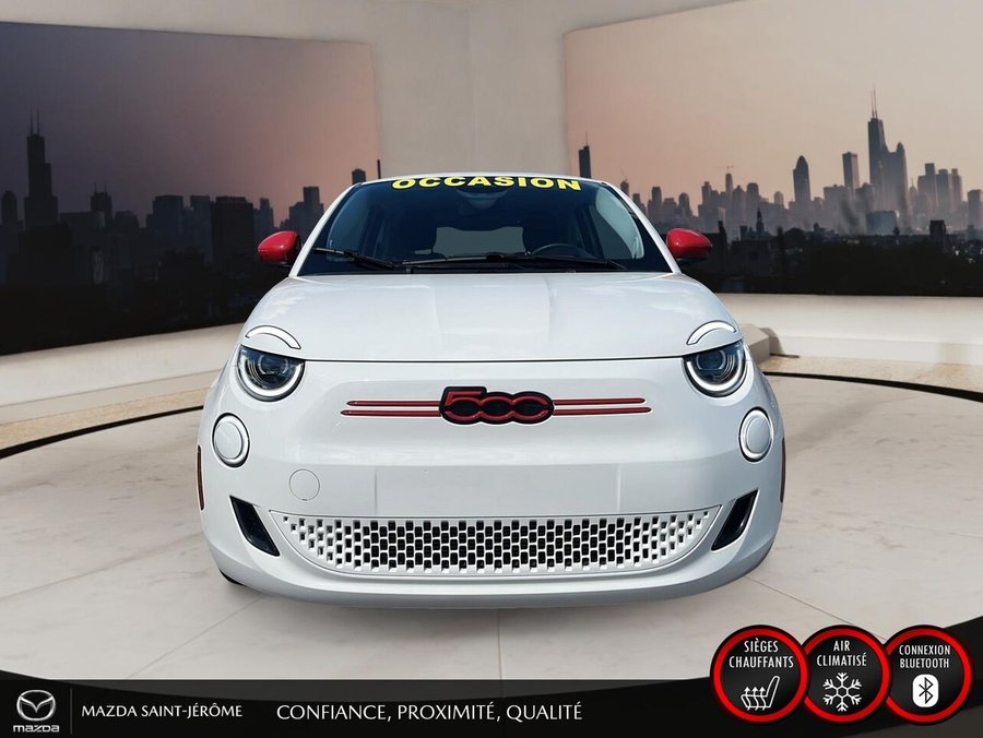 FIAT 500e Édition (RED) | CLEAN CARFAX | 2024 Blanc