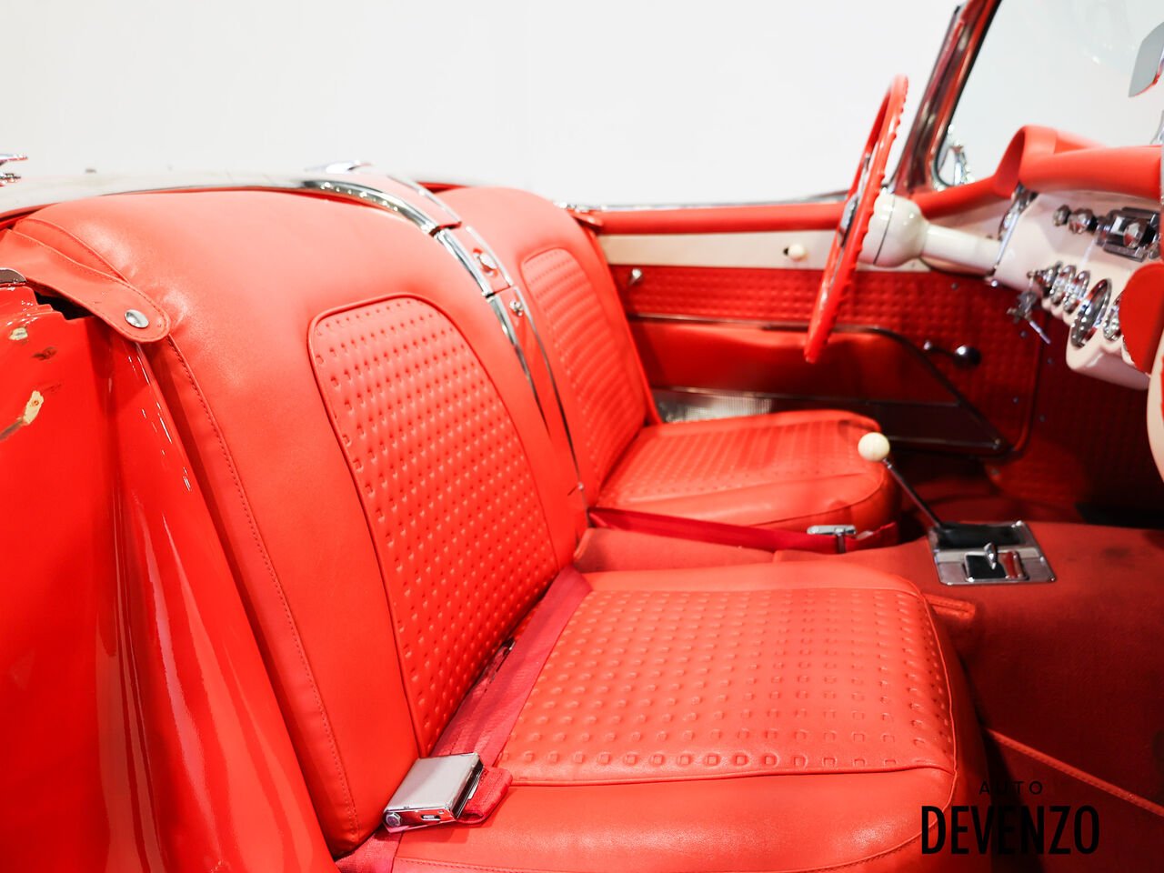 Chevrolet Corvette 1957 Rouge Saint-Eustache - photo #10