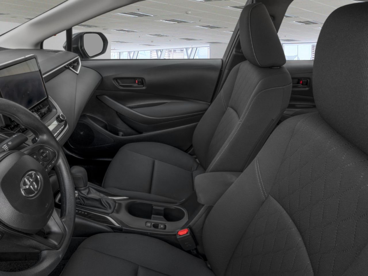 2026 TOYOTA Corolla heated front seats, automatic climate control, a windshield wiper de-icer, an 8-inch touchscreen with wireless Apple CarPlay and Android Auto,, and the Blind Spot Monitor with Rear Cross Traffic Alert Classic Silver Metallic Mississauga - photo #10