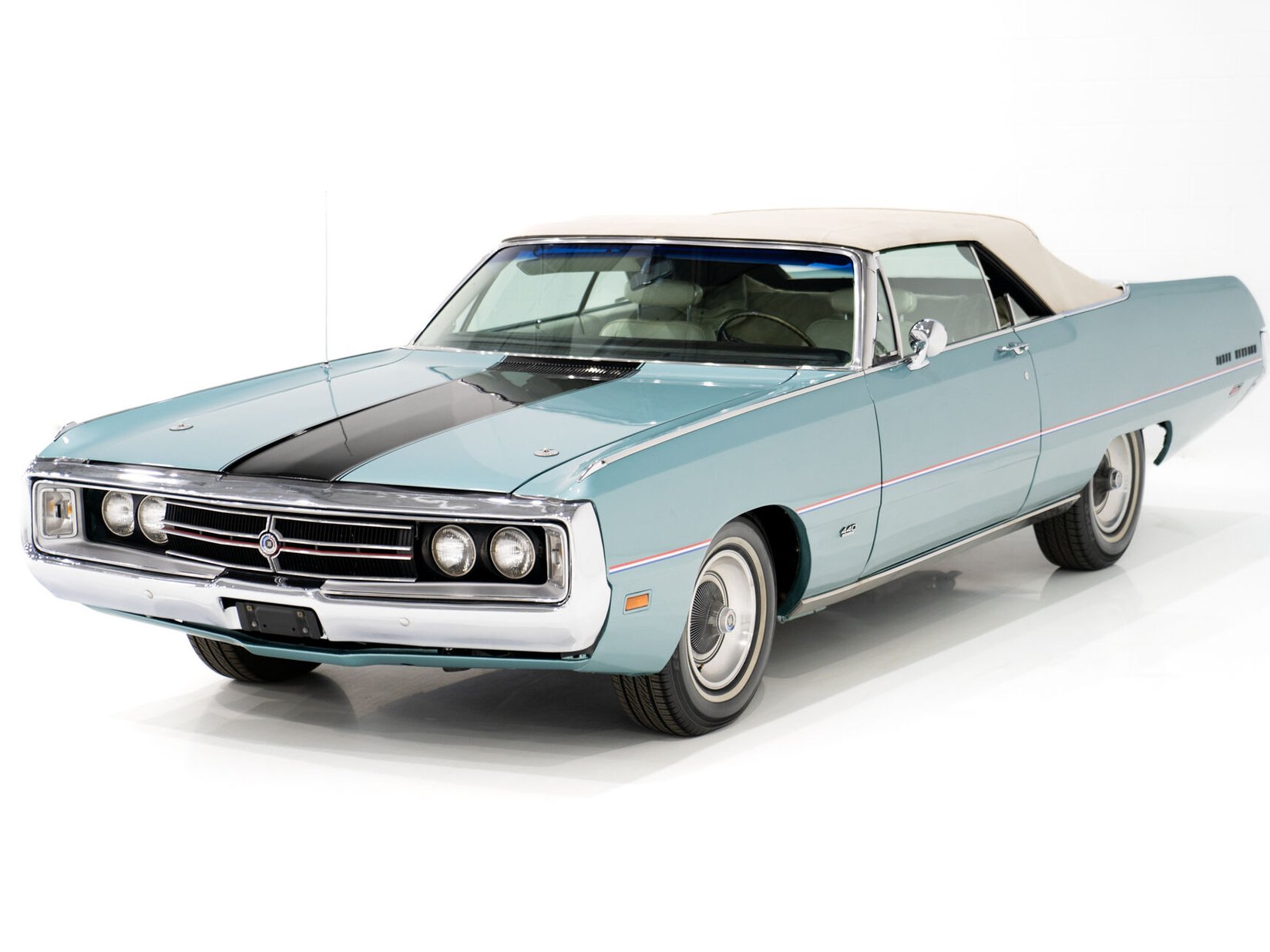 Chrysler 300 1969 Bleu Montréal - photo #0
