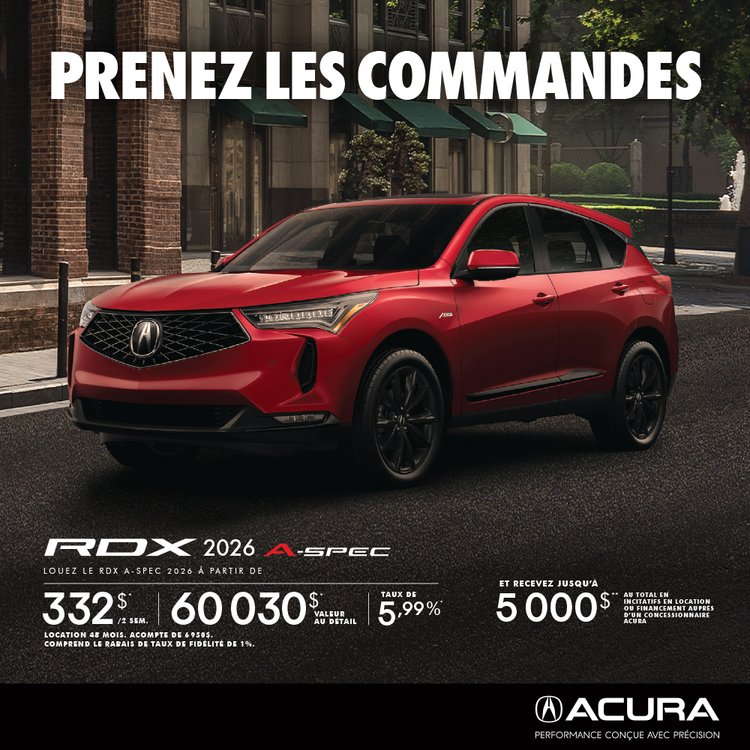 ACURA 1000x1000 aout RDX 2026 FR