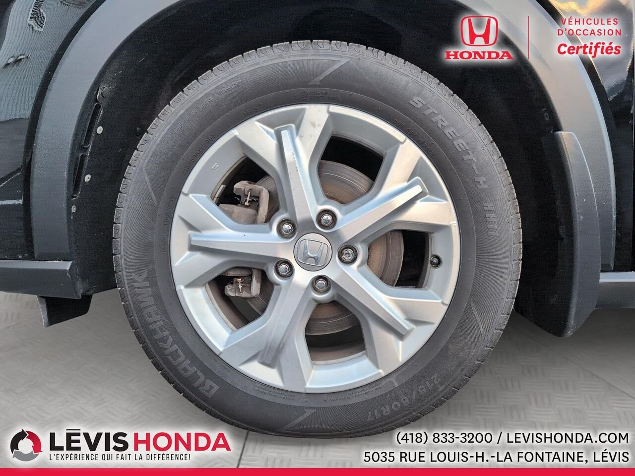 Honda HR-V LX AWD LX Traction Intégrale CVT 2023 Noir Lévis - photo #14