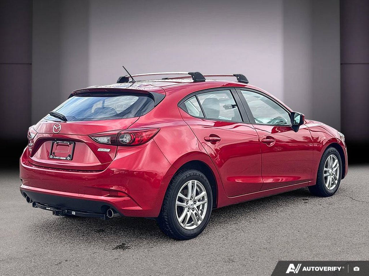 2017 Mazda Mazda3 JM1BN1K79H1121688 Red Mirabel - photo #4