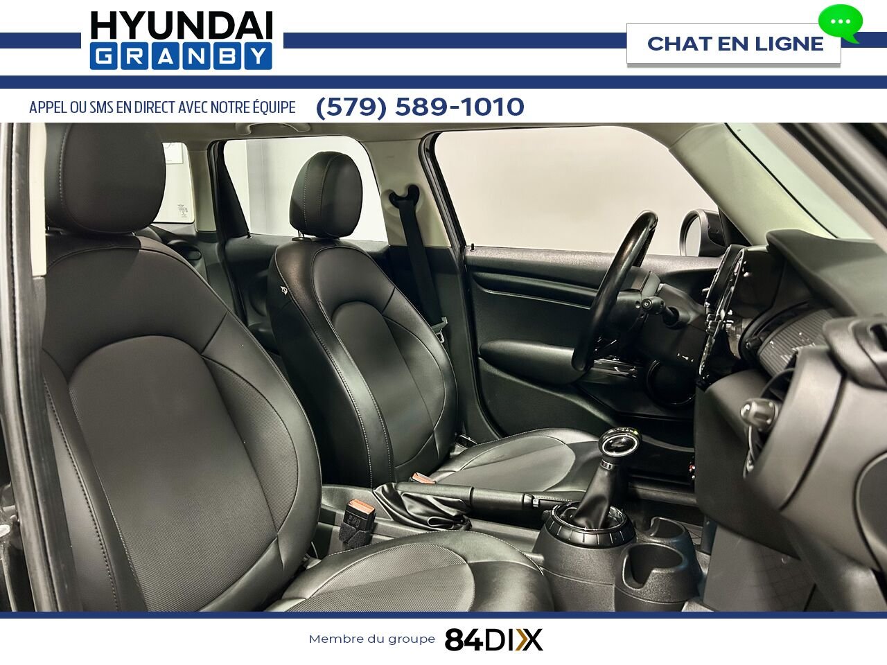 MINI Cooper toit rigide 5 portes 2016 Noir Granby - photo #20