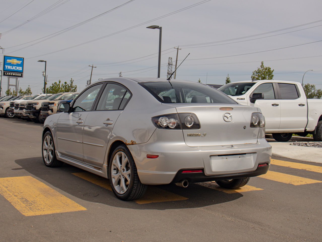 2007 Mazda Mazda3 4dr Sdn Auto GT Silver Sherwood Park - photo #7