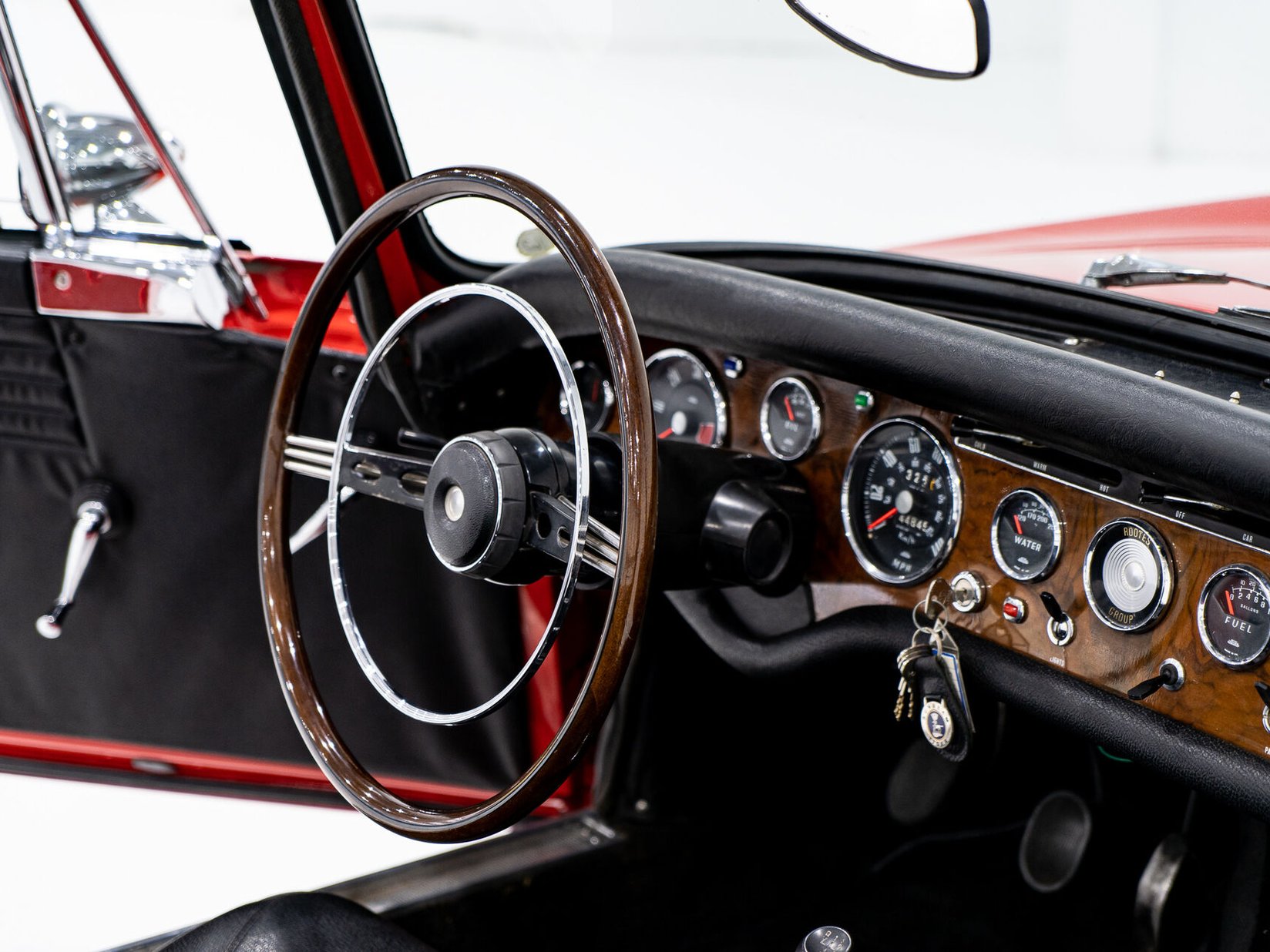 1967 Sunbeam Tiger Unrestored with single repaint **PRIX EN USD** Red Montreal - photo #11