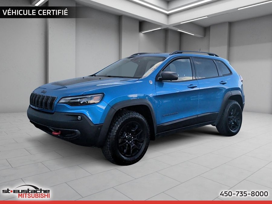 2020 Jeep Cherokee Trailhawk Elite AWD-V6-CUIR-TOIT PANORAMIQUE-SIÈGES CHAUFFANTS Blue