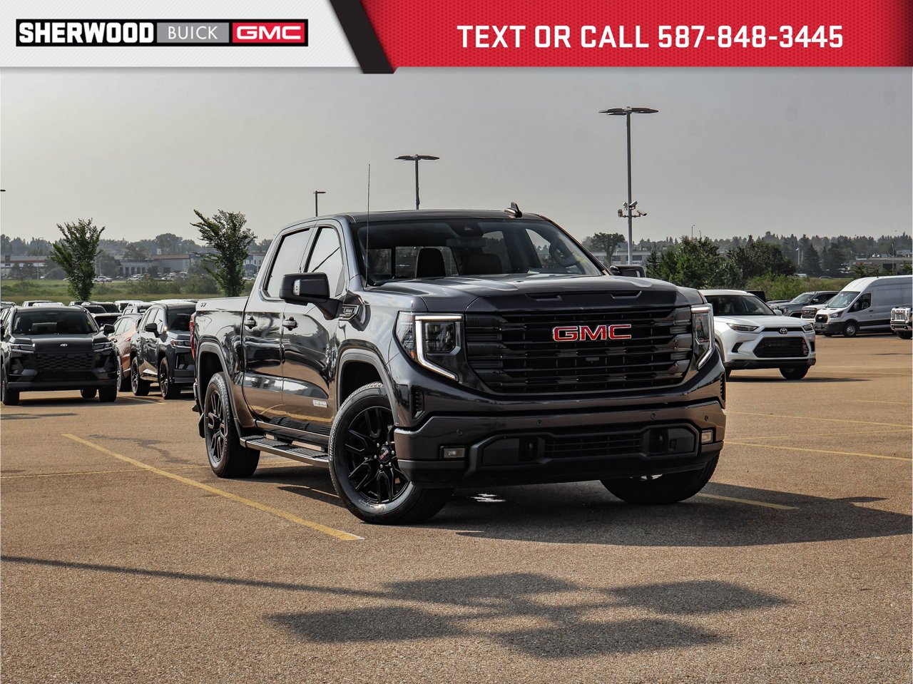 2025 GMC Sierra 1500 4WD Crew Cab 147 Elevation Grey Sherwood Park - photo #0