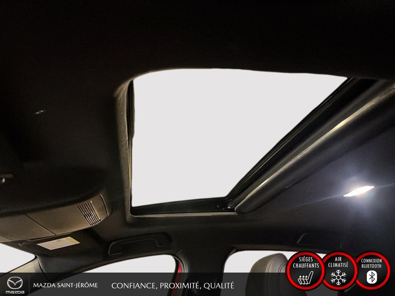 Mazda Mazda3 Sport GS LUXURY | AWD | TOIT OUVRANT | CUIR | 2024 Rouge Saint-Jérôme - photo #18