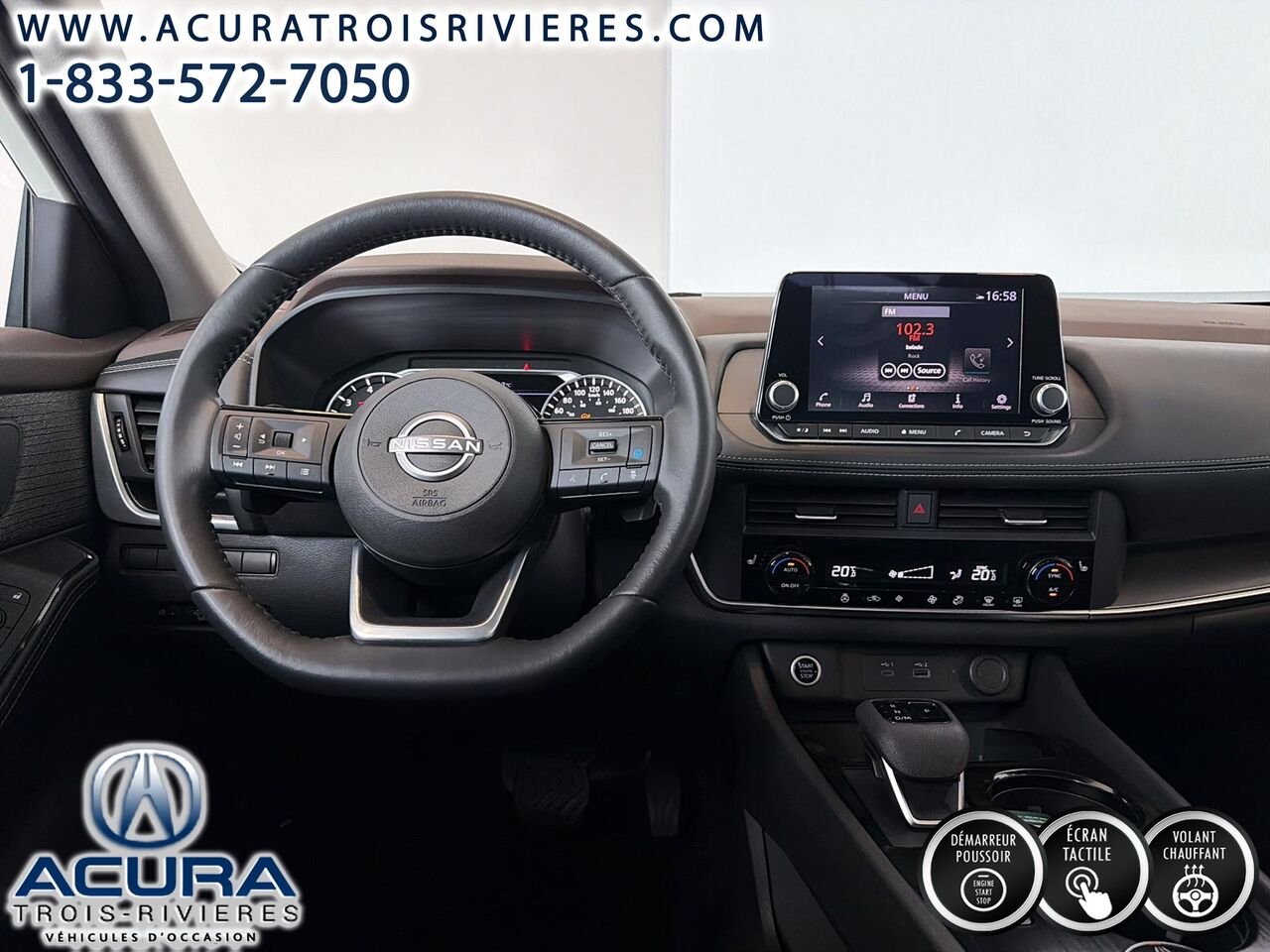 2023 Nissan Rogue SV AWD White Trois-Rivières - photo #16