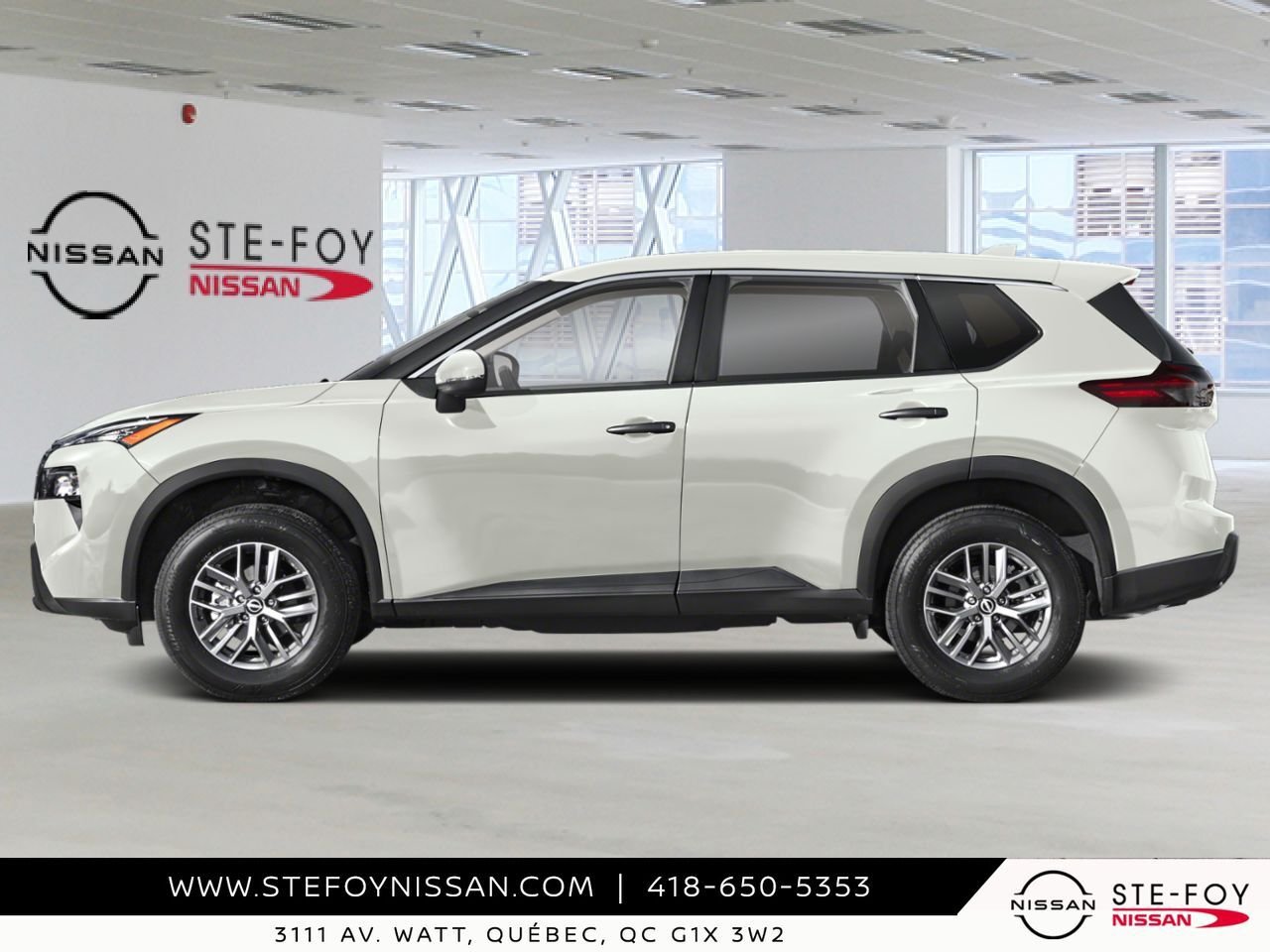 NISSAN Rogue 2026 Blanc Everest nacré triple couche Ste-Foy - photo #1