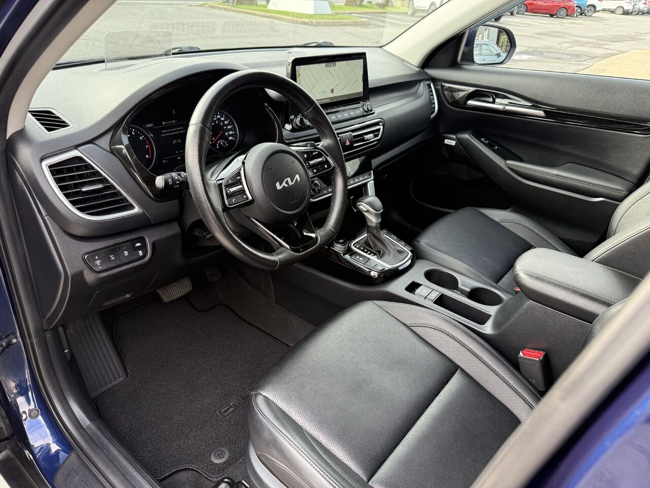 2023 Kia Seltos SX Turbo TI avec intérieur noir Blue Châteauguay - photo #10