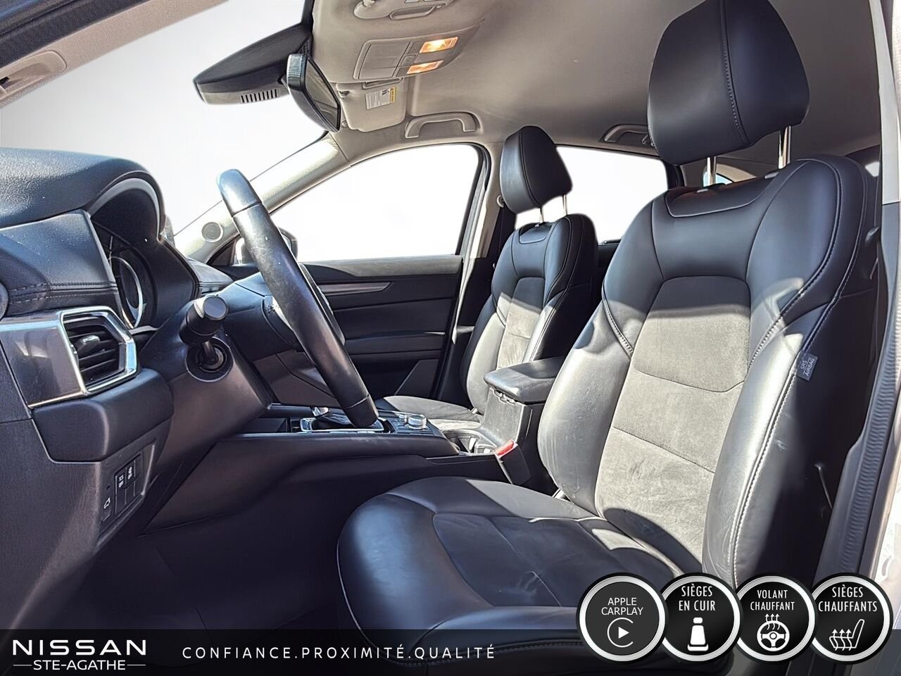 2020 Mazda CX-5 GS | AWD | SIMILICUIR | SIÈGES ET VOLANT CHAUFFANTS White Saint-Jérôme - photo #7