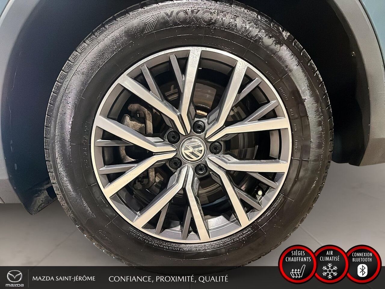 2021 Volkswagen Tiguan Comfortline | TOIT PANORAMIQUE | CUIR | 4MOTION | Grey Saint-Jérôme - photo #11