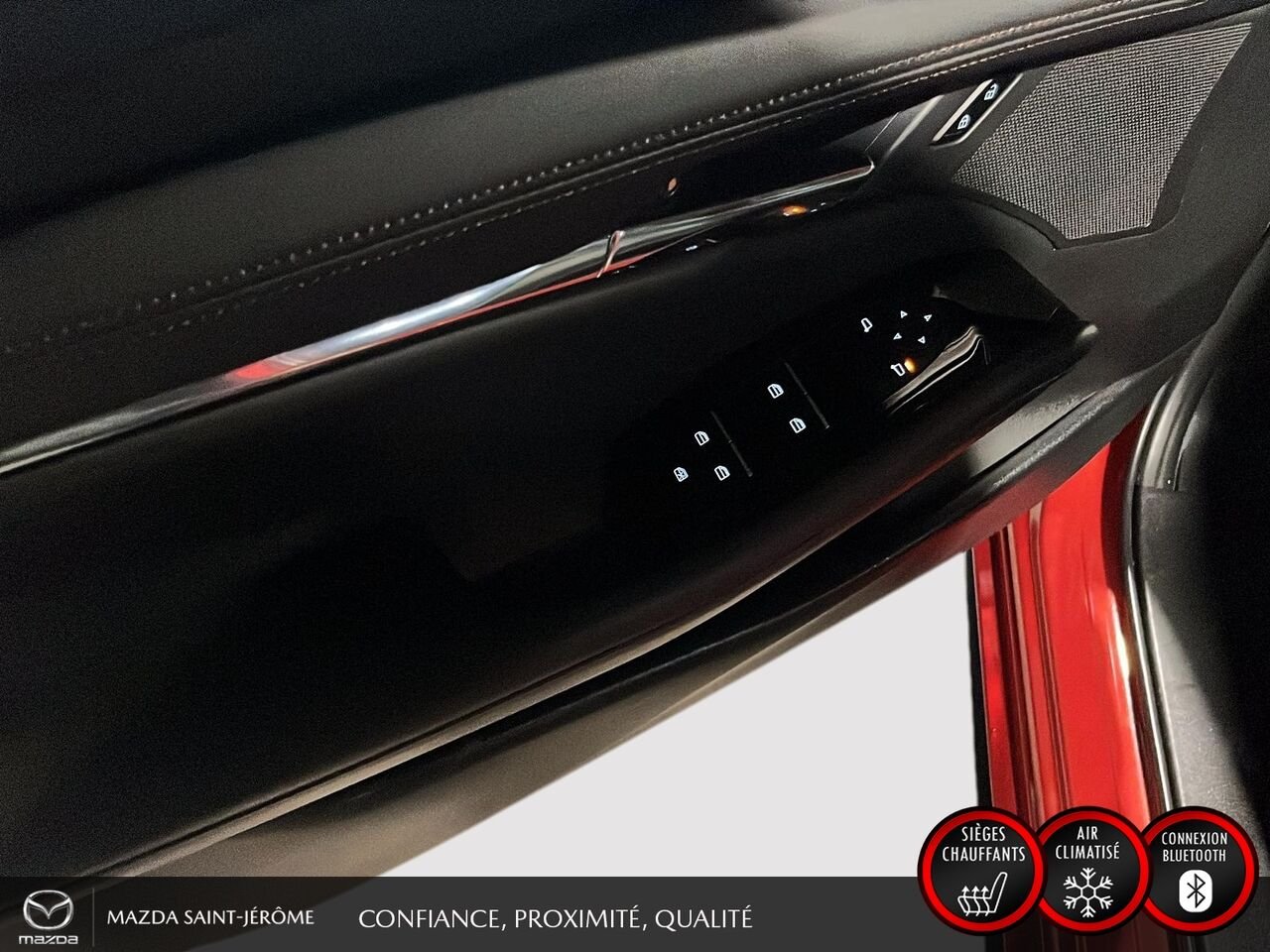 Mazda Mazda3 Sport GS LUXURY | AWD | TOIT OUVRANT | CUIR | 2024 Rouge Saint-Jérôme - photo #12