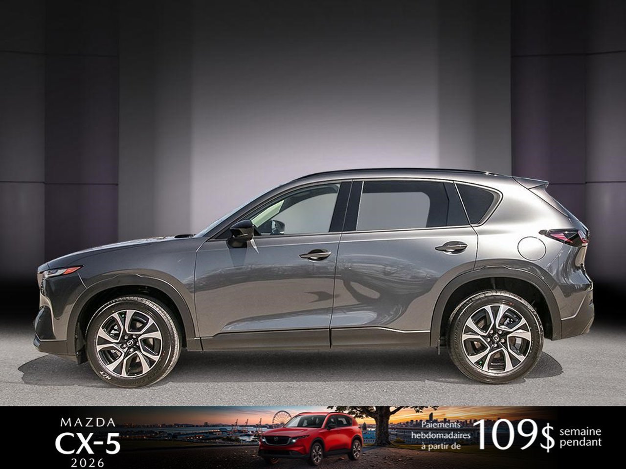 Mazda CX-5 JM3KMBHA1T0173012 2026 Gris mécanique métallisé Mirabel - photo #2