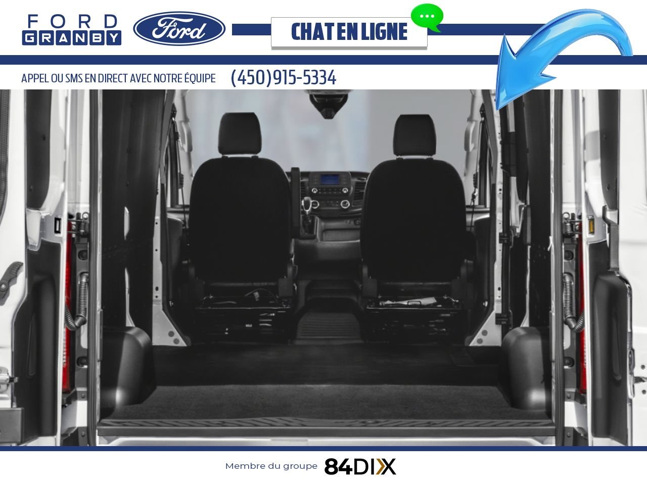 Ford Transit fourgon utilitaire 2025 Blanc Oxford Granby - photo #8