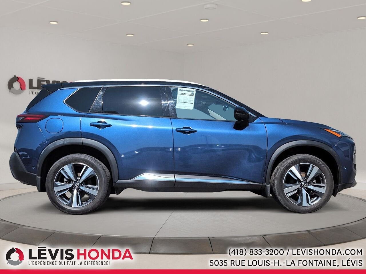 Nissan Rogue SL AWD SL TI 2023 Bleu Lévis - photo #6
