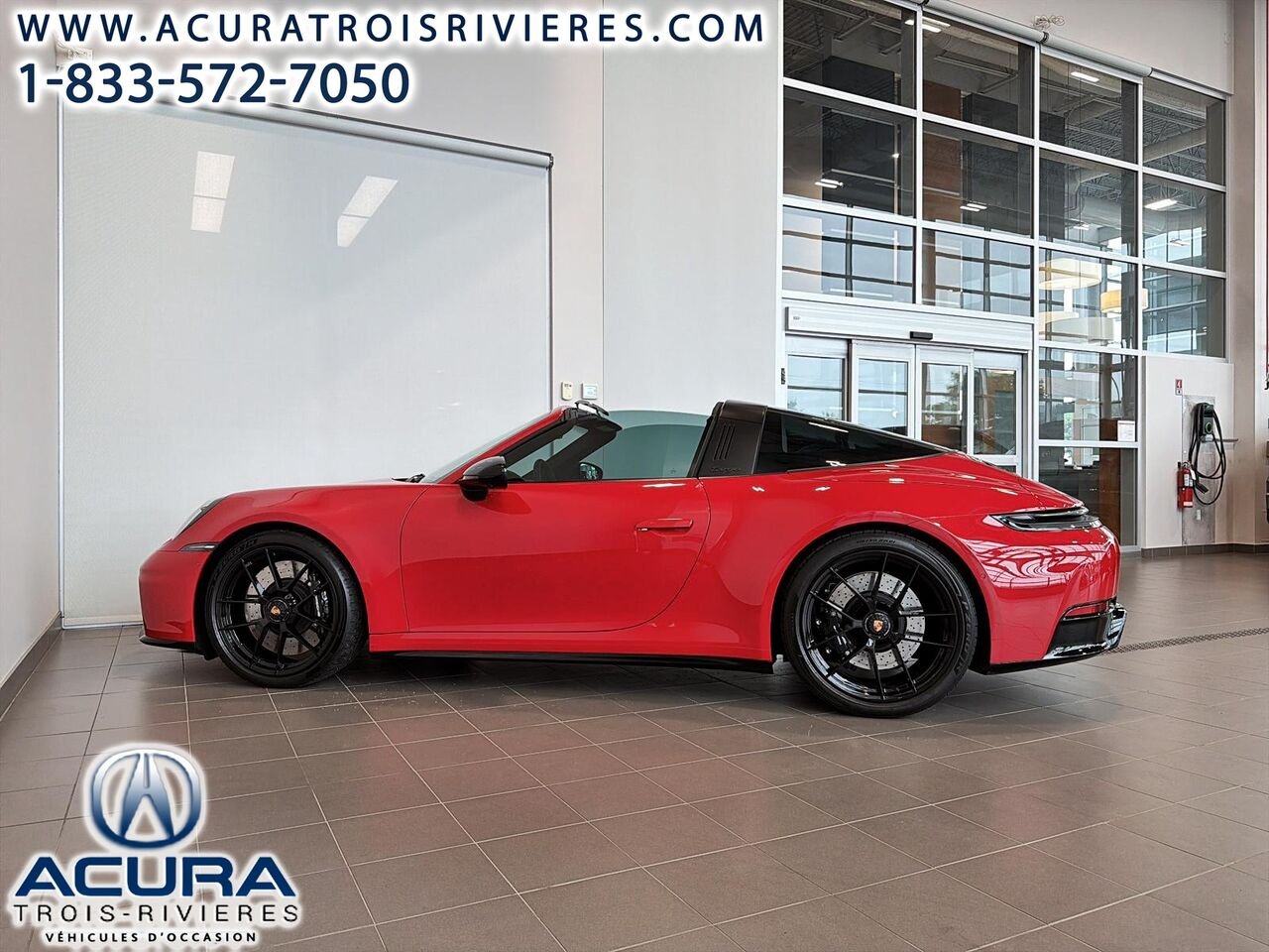 Porsche 911 TARGA 4 GTS T-HYBRID 2026 Rouge Trois-Rivières - photo #14