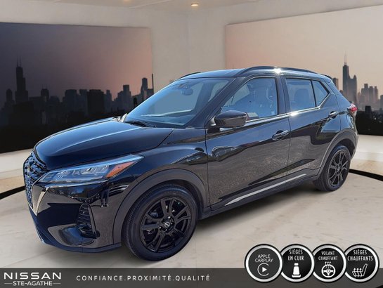 2024 Nissan Kicks SR | CUIR | BOSE | APPLE CARPLAY | 1 OWNER | Black