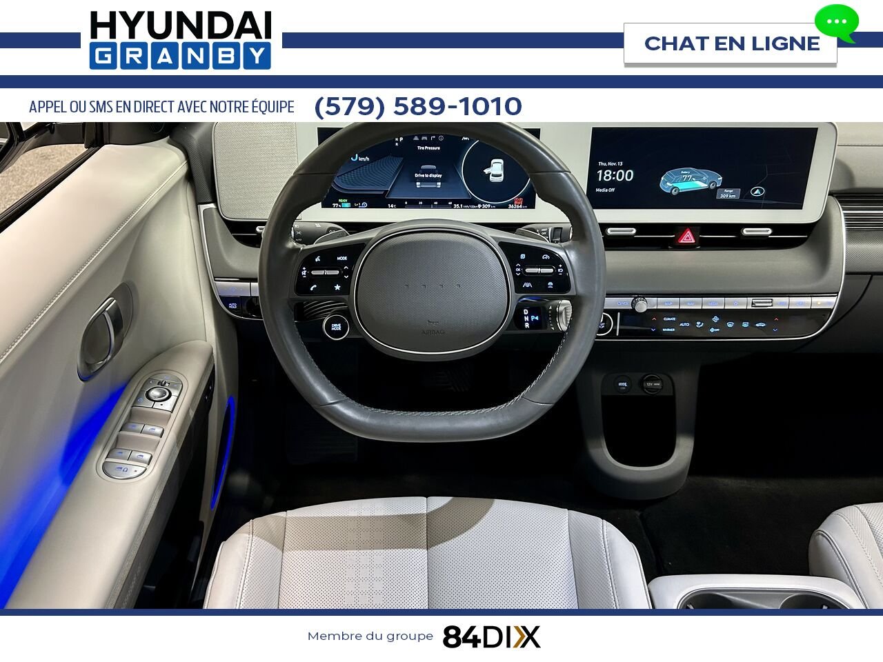Hyundai IONIQ 5 2023 Blanc Granby - photo #14