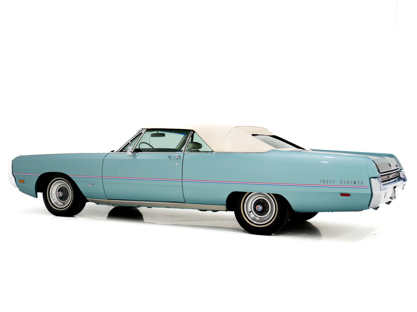 Chrysler 300 1969 Bleu Montréal - photo #24