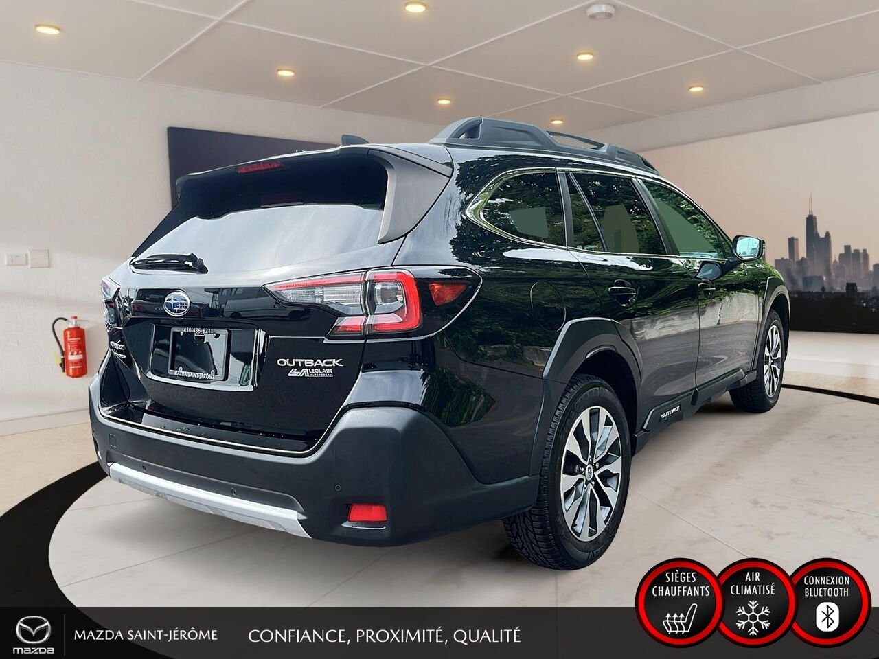 Subaru Outback Limited | TOIT OUVRANT | CUIR | AWD | 2023 Noir Saint-Jérôme - photo #5
