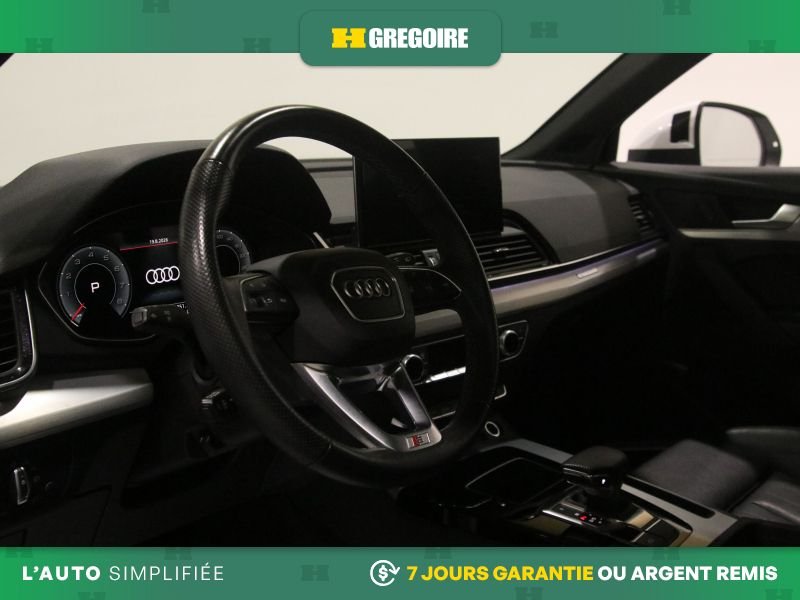 Audi Q5 821191 | Technik S AWD AUTO A/C CUIR TOIT NAV MAGS CAM RECU 2022 Blanc Laval - photo #11