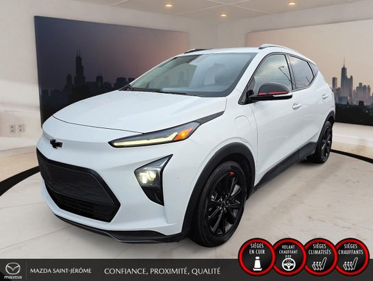 2023 Chevrolet Bolt EUV REDLINE EDITION | CUIR | MAGS NOIR | CLEAN CARFAX | White