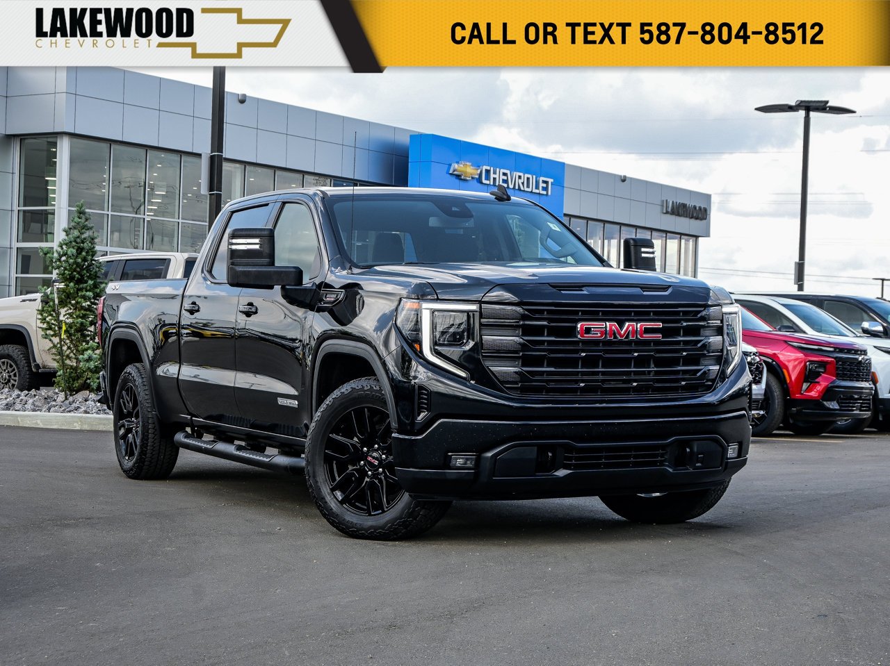 2023 GMC Sierra 1500 4WD Crew Cab 157 Elevation Black Sherwood Park - photo #0
