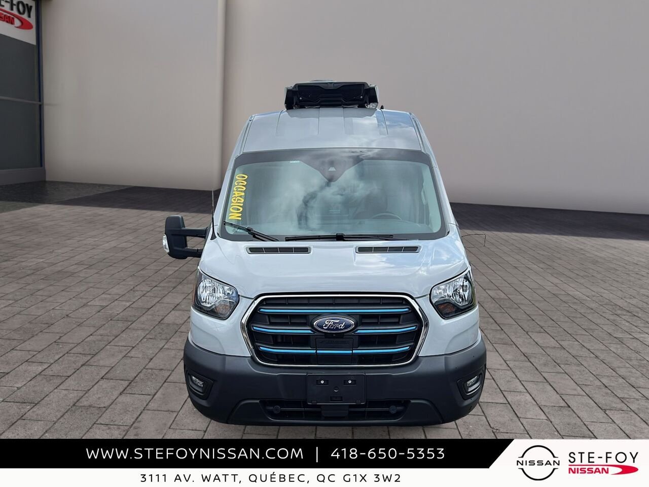 2022 Ford E-Transit Toit surélevé White Ste-Foy - photo #1
