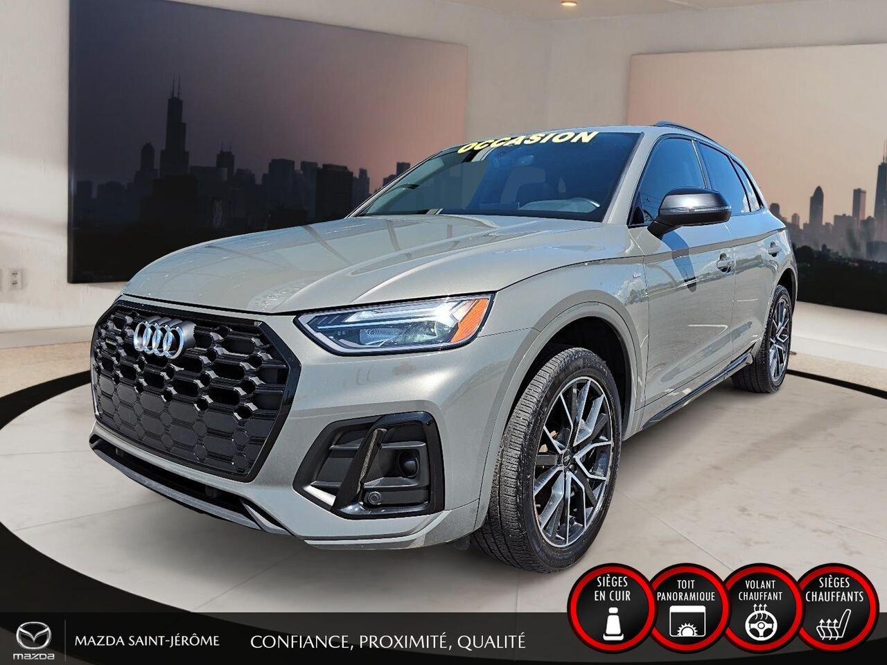 Audi Q5 Progressiv 45 TFSI quattro 2023 Gris Saint-Jérôme - photo #0