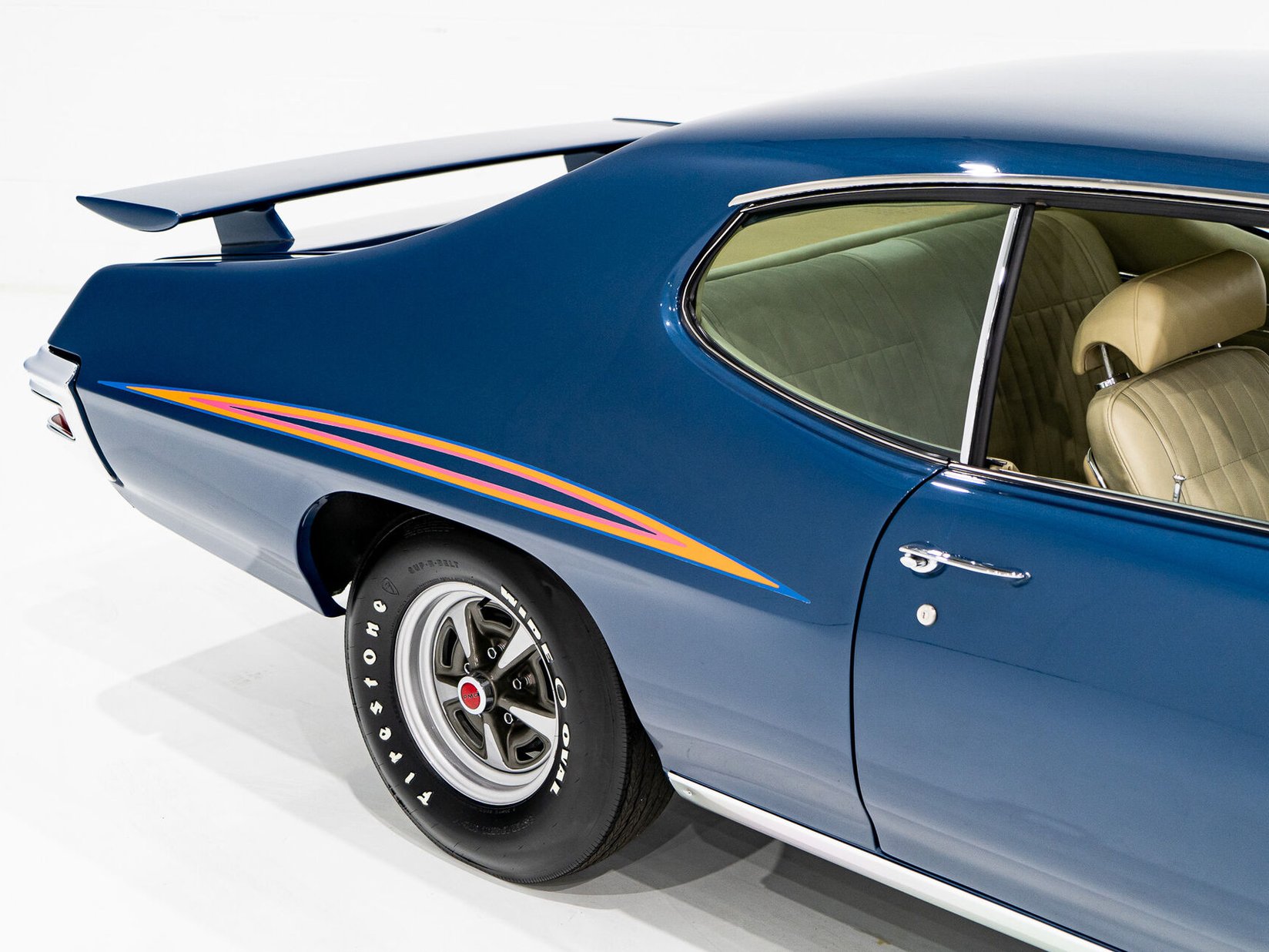 1970 Pontiac GTO The Judge Matching# Ram Air III 4-speed **PRIX EN USD** Blue Montreal - photo #40
