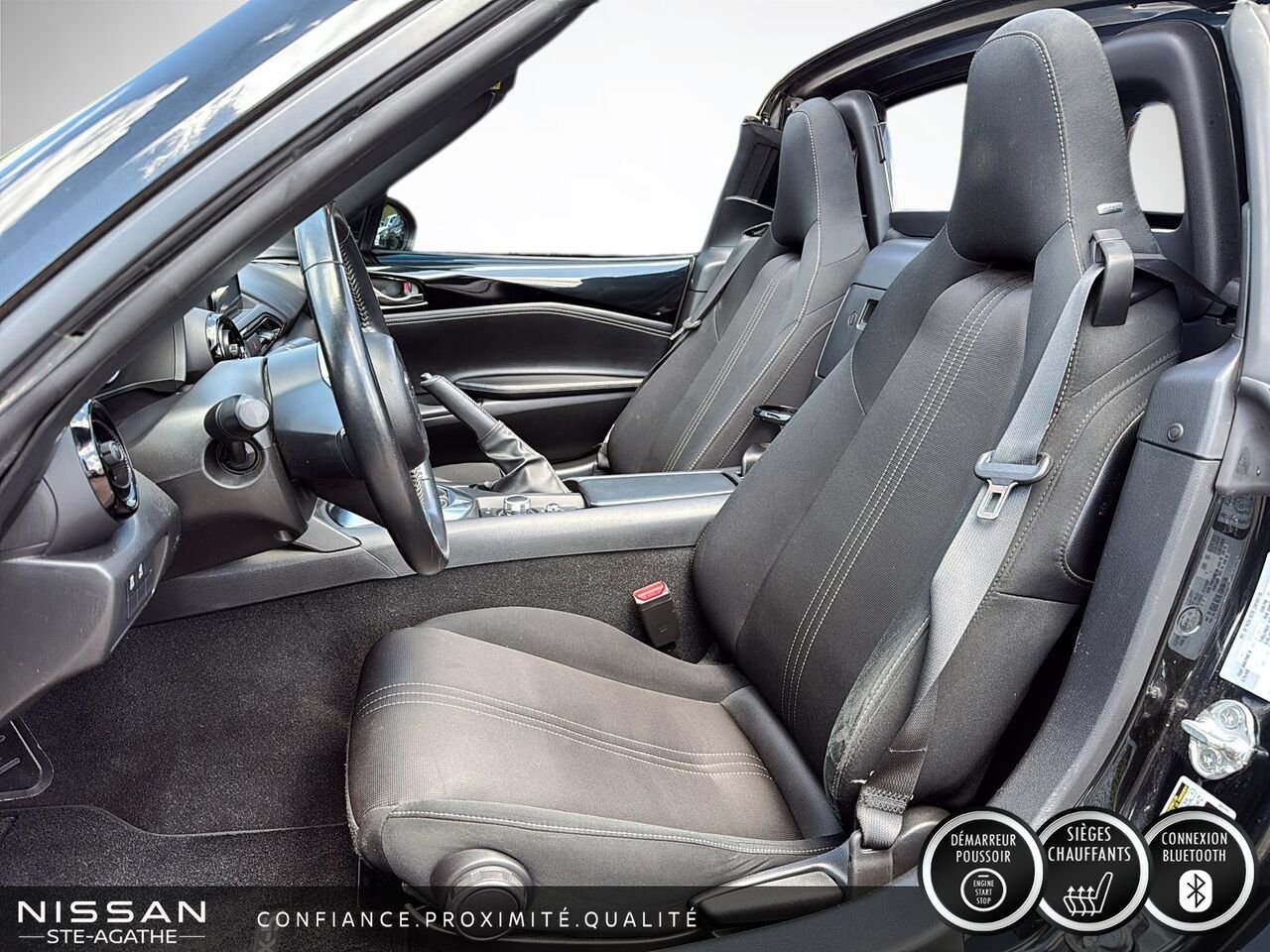 Mazda MX-5 RF GS-P | TOIT RIGIDE ESCAMOTABLE | MANUELLE 6 VITESSES | PROPULSION 2022 Noir Saint-Jérôme - photo #9