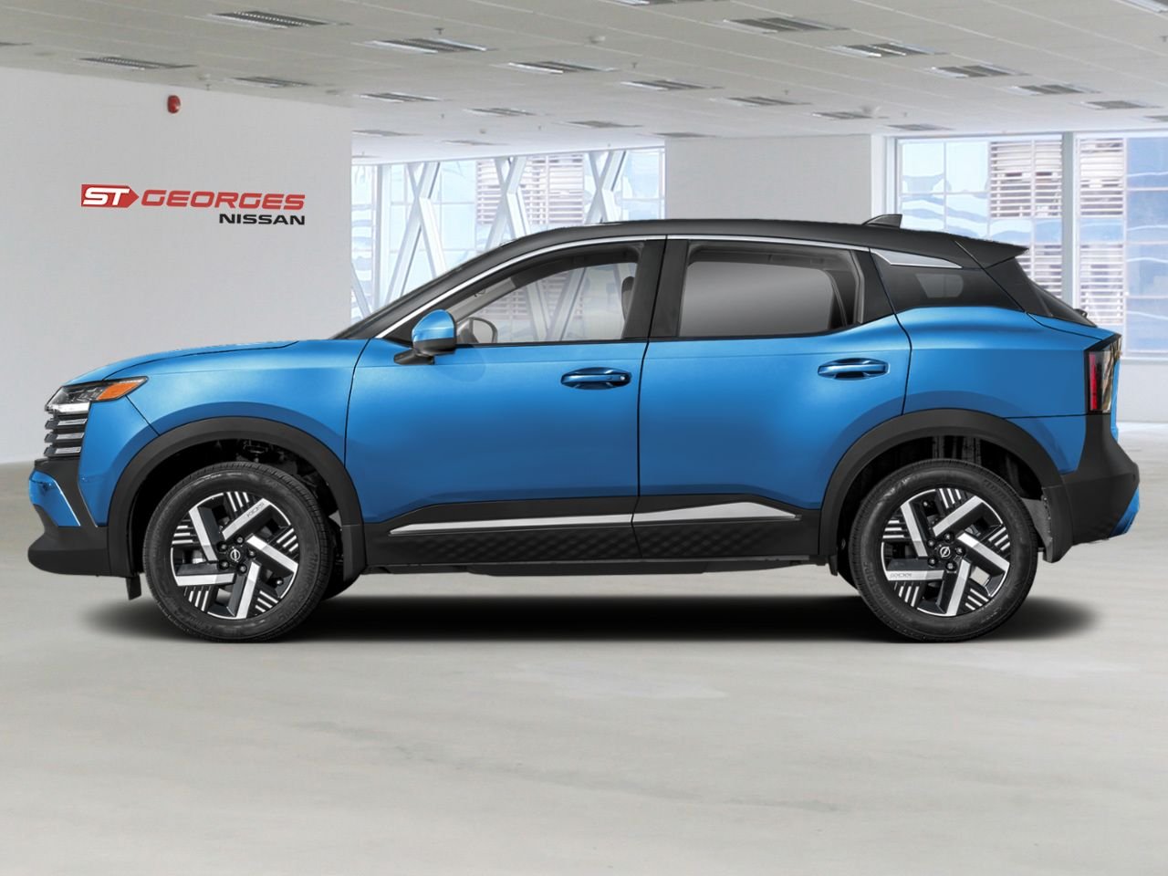 NISSAN Kicks 2026 Bleu glacial arctique/Noir intense Saint-Georges - photo #2