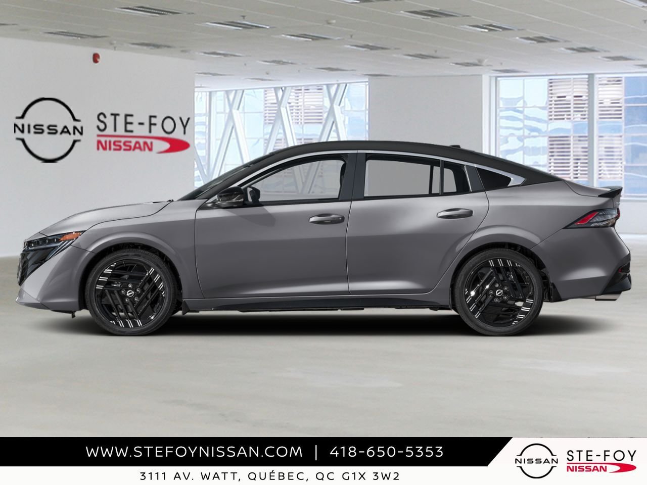 2026 NISSAN Sentra Atlantic Grey Metallicl/Super Black Ste-Foy - photo #2