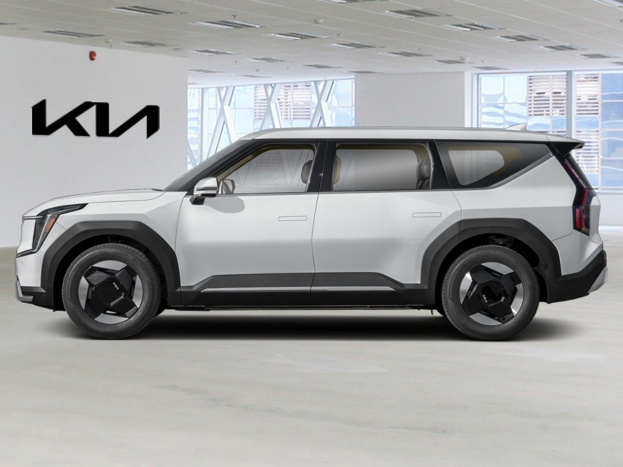 2026 Kia EV9 Snow White Pearl Gatineau - photo #1