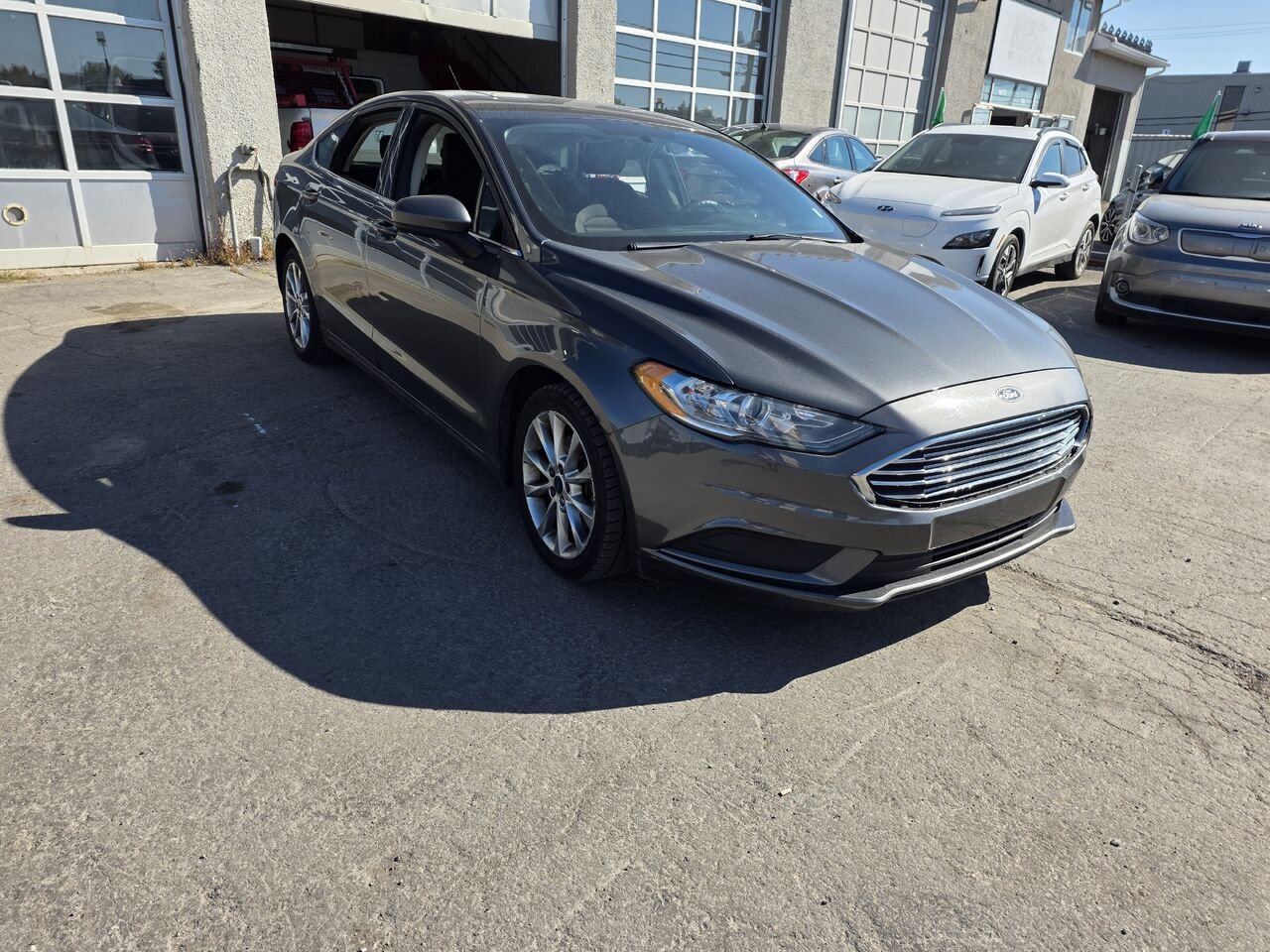 2017 Ford fusion Grey  - photo #6