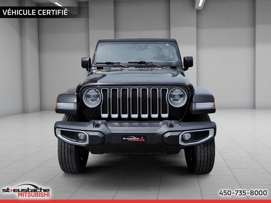 Jeep Wrangler Unlimited Sahara 4x4-4 PORTE-2 TOIT-PNEU ÉTÉ NEUF-LIFT KIT 2 POUCE 2018 Noir