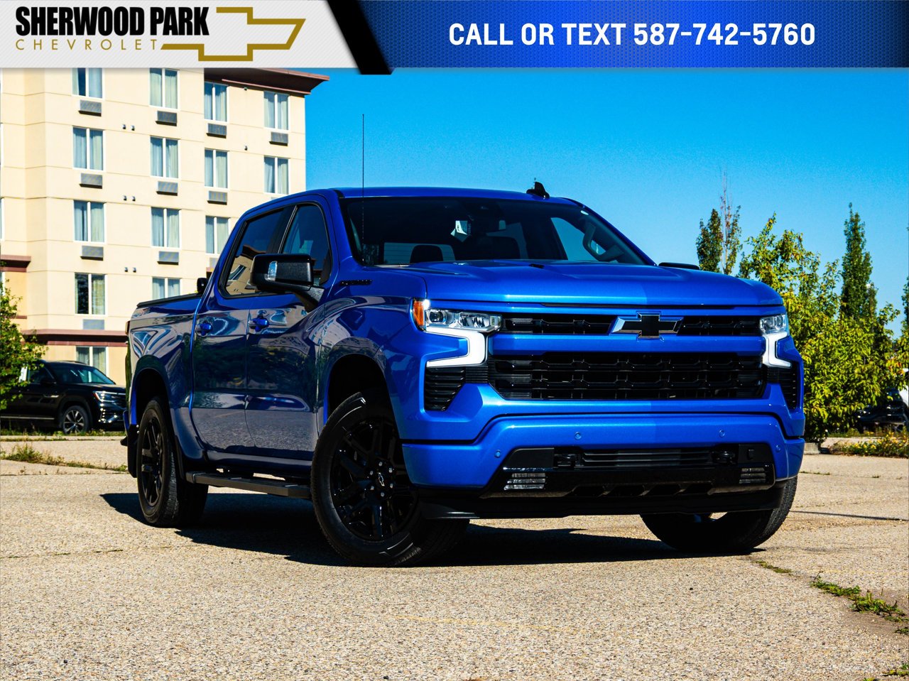 2026 Chevrolet Silverado 1500 4WD Crew Cab 147 RST Blue Sherwood Park - photo #0