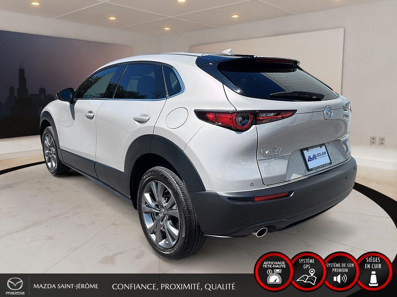 Mazda CX-30 GT | TOIT OUVRANT | CUIR | AWD | 2024 Gris Saint-Jérôme - photo #8