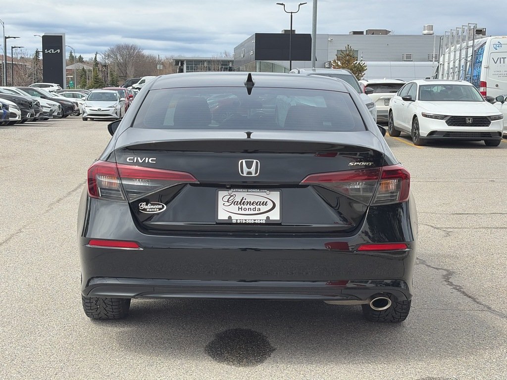 Honda Civic Sedan Sport 2025 Noir Gatineau - photo #5