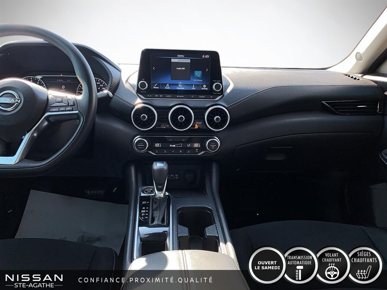 Nissan Sentra SV | CARPLAY | 2024 Blanc Saint-Jérôme - photo #11