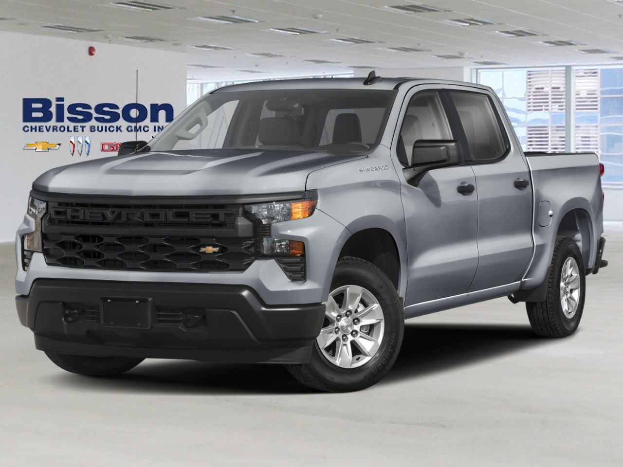 2026 Chevrolet Silverado 1500 Custom cabine multiplace 4RM 157 po Sterling Grey Metallic Thetford Mines - photo #0