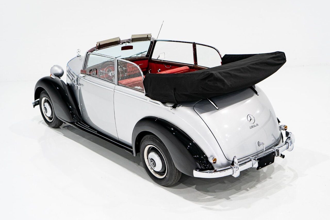 1950 Mercedes-Benz 170S Cabriolet B Wonderfully Presented Old Restoration Grey Montreal - photo #30