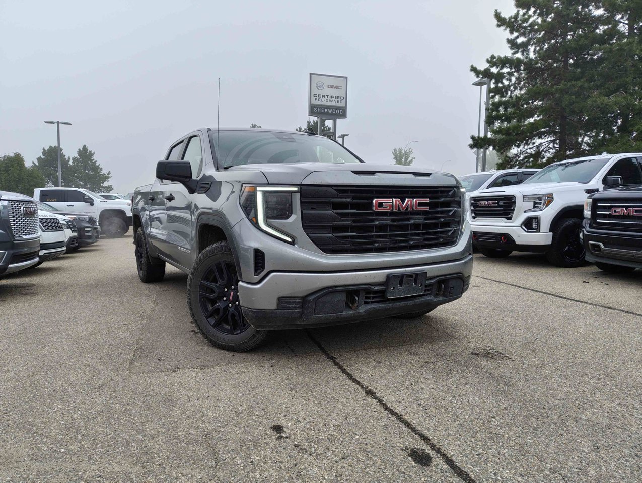 2023 GMC Sierra 1500 4WD Crew Cab 147 Pro Grey Sherwood Park - photo #1